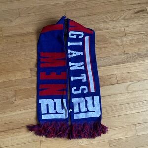 NWOT NY Giants REVERSIBLE winter scarf
